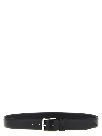 Zerbini Claudio Leather Belt Belts Black