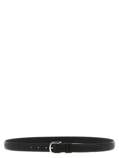 Zerbini Claudio Leather Belt In Black