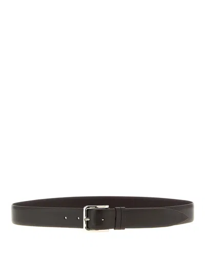 Zerbini Claudio Leather Belt In Brown