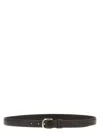 Zerbini Claudio Leather Belt In Brown