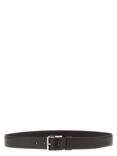 Zerbini Claudio Leather Belt In Brown