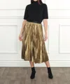 Zero Degree Celsius Antique Skirt In Gold In Gold