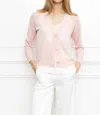 Zero Degree Celsius Mesh Cardigan In Pink In Pink