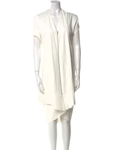 Pre-owned Zero + Maria Cornejo 2023 Midi Length Dress In Neutral