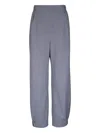 Zero + Maria Cornejo Abi Elasticated Trousers In Gray