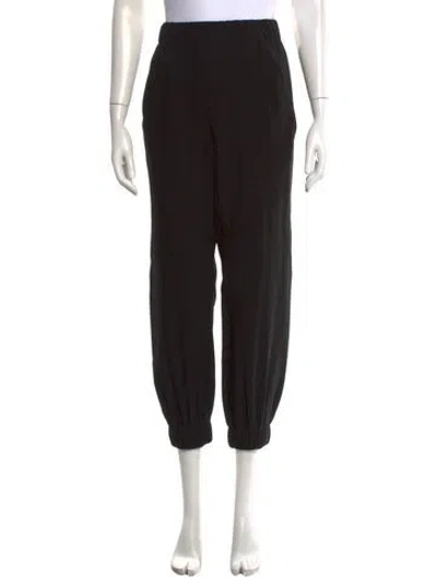 Pre-owned Zero + Maria Cornejo Acetate Wide Leg Pants In Black