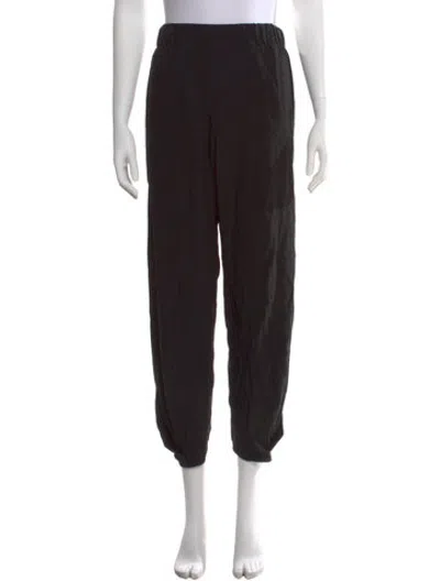 Pre-owned Zero + Maria Cornejo Acetate Wide Leg Pants In Black