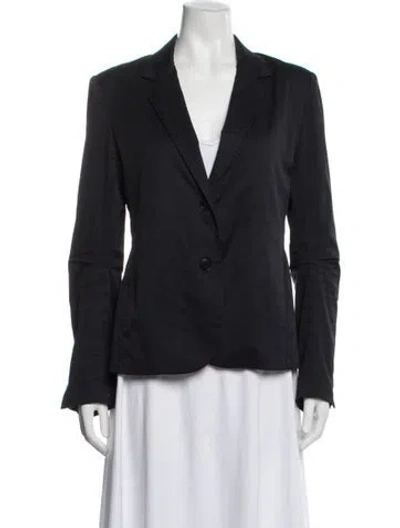 Pre-owned Zero + Maria Cornejo Blazer In Blue
