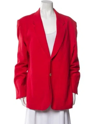 Pre-owned Zero + Maria Cornejo Blazer In Red