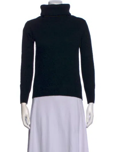 Pre-owned Zero + Maria Cornejo Cashmere Turtleneck Sweater In Black
