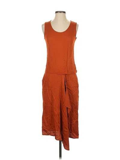 Pre-owned Zero + Maria Cornejo Casual Dress In Orange