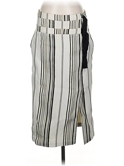 Pre-owned Zero + Maria Cornejo Casual Skirt In Ivory