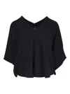 Zero + Maria Cornejo Circle Blouse In Black