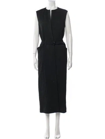 Pre-owned Zero + Maria Cornejo Coat In Black