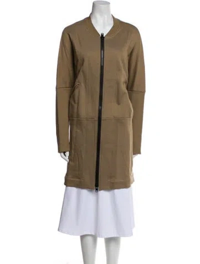 Pre-owned Zero + Maria Cornejo Coat In Green