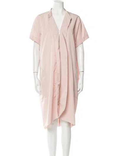Pre-owned Zero + Maria Cornejo Coat In Pink