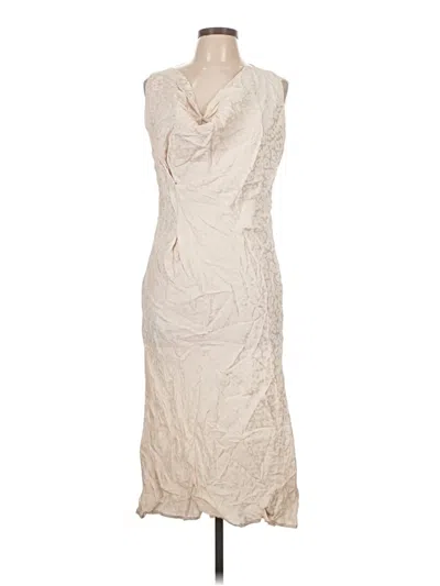 Pre-owned Zero + Maria Cornejo Cocktail Dress In Ivory