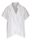 Zero + Maria Cornejo Cotton Shirt In White