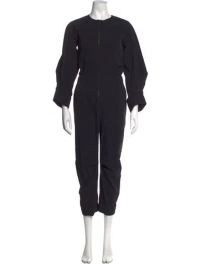 Pre-owned Zero + Maria Cornejo Crew Neck Jumpsuit W/ Tags In Black