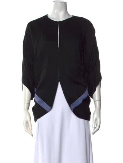 Pre-owned Zero + Maria Cornejo Crew Neck Sweater In Black