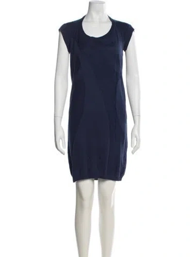 Pre-owned Zero + Maria Cornejo Crew Neck Sweater In Blue