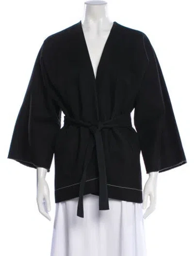 Pre-owned Zero + Maria Cornejo Evening Jacket In Black