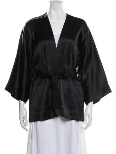 Pre-owned Zero + Maria Cornejo Evening Jacket In Blue