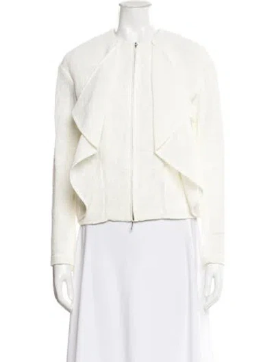 Pre-owned Zero + Maria Cornejo Evening Jacket In White