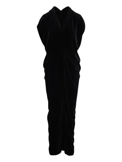 Zero + Maria Cornejo Issa Maxi Dress In Black