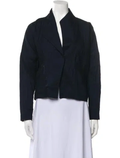 Pre-owned Zero + Maria Cornejo Jacket In Blue