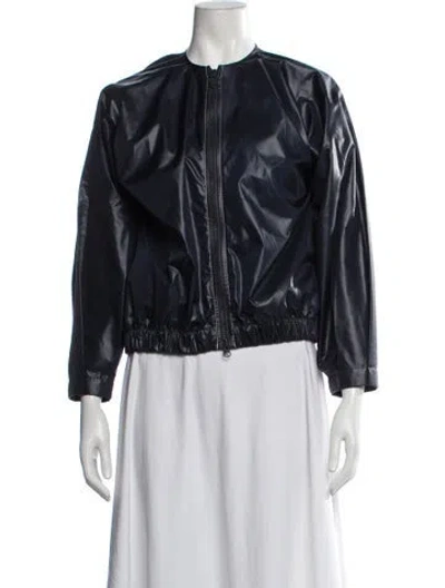 Pre-owned Zero + Maria Cornejo Jacket In Blue