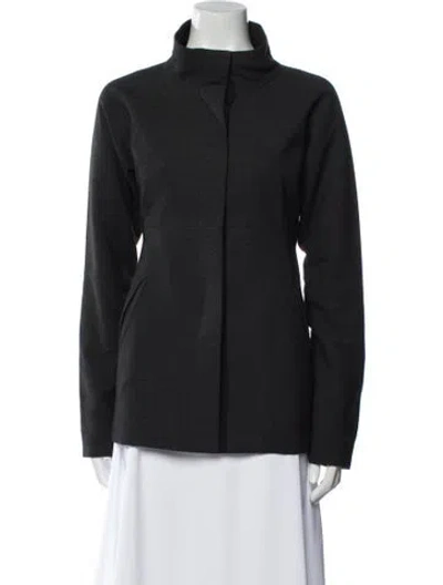 Pre-owned Zero + Maria Cornejo Jacket In Gray