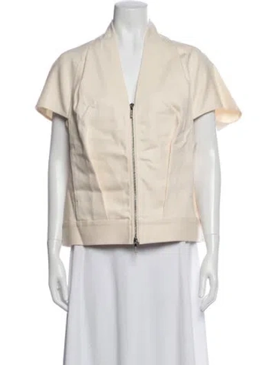 Pre-owned Zero + Maria Cornejo Jacket In Neutrals