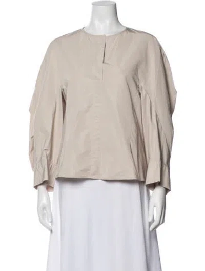 Pre-owned Zero + Maria Cornejo Jacket In Neutrals