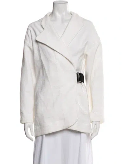 Pre-owned Zero + Maria Cornejo Jacket In White