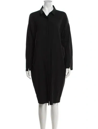 Pre-owned Zero + Maria Cornejo Knee-length Dress In Black