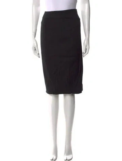 Pre-owned Zero + Maria Cornejo Knee-length Skirt In Black