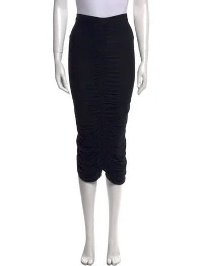 Pre-owned Zero + Maria Cornejo Knee-length Skirt In Black
