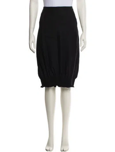 Pre-owned Zero + Maria Cornejo Knee-length Skirt In Black