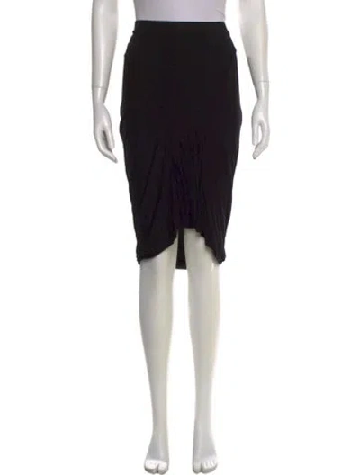 Pre-owned Zero + Maria Cornejo Knee-length Skirt In Black