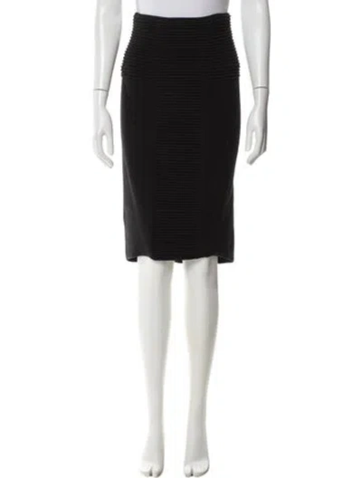 Pre-owned Zero + Maria Cornejo Knee-length Skirt In Black