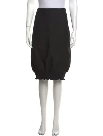 Pre-owned Zero + Maria Cornejo Knee-length Skirt In Black