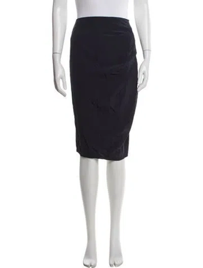 Pre-owned Zero + Maria Cornejo Knee-length Skirt In Blue