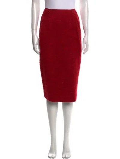 Pre-owned Zero + Maria Cornejo Knee-length Skirt In Red