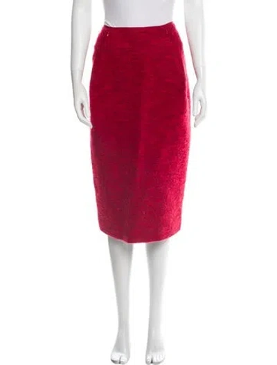 Pre-owned Zero + Maria Cornejo Knee-length Skirt In Red