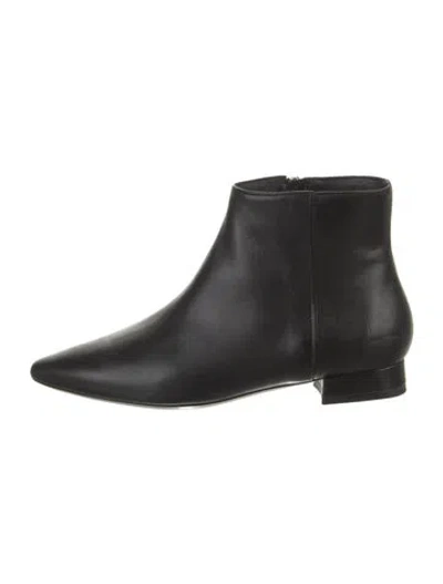 Pre-owned Zero + Maria Cornejo Leather Boots In Black