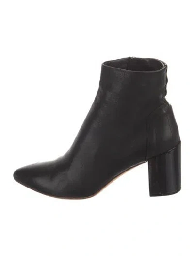 Pre-owned Zero + Maria Cornejo Leather Boots In Black