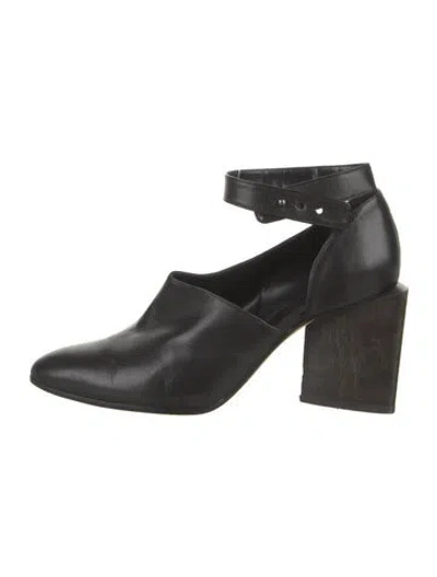 Pre-owned Zero + Maria Cornejo Leather Boots In Black