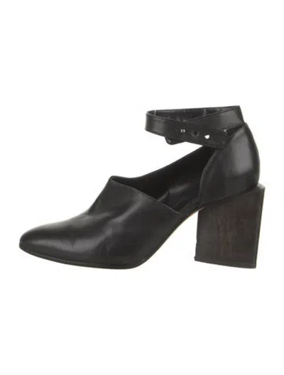 Pre-owned Zero + Maria Cornejo Leather Boots In Black