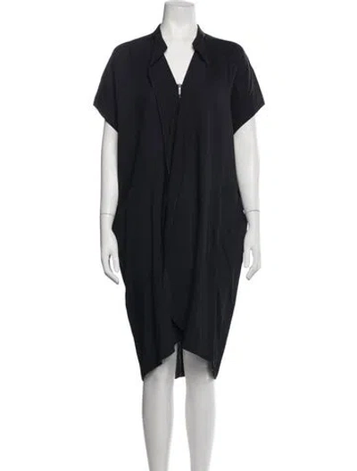 Pre-owned Zero + Maria Cornejo Midi Length Dress In Blue